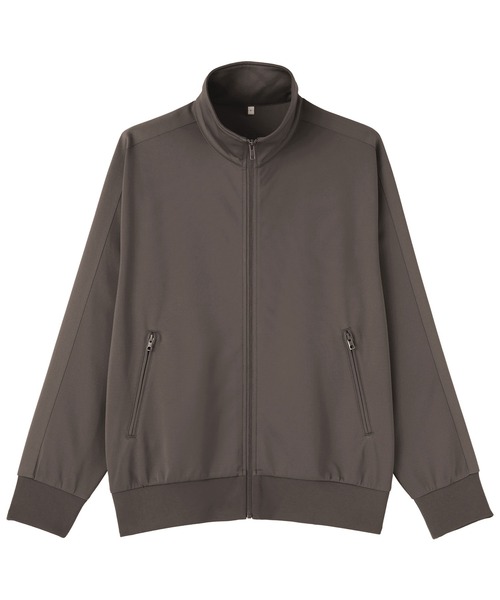 MUJI Labo（ムジラボ）の「〔MUJI Labo〕紳士　ユニフォーム素材で作ったトラックジャケット（Tシャツ/カットソー・メンズ・ブラック/ブラウン・M/L/XL）」の13枚目の写真