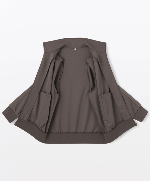 MUJI Labo（ムジラボ）の「〔MUJI Labo〕紳士　ユニフォーム素材で作ったトラックジャケット（Tシャツ/カットソー・メンズ・ブラック/ブラウン・M/L/XL）」の12枚目の写真