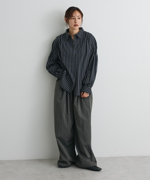 CRAFT STANDARD BOUTIQUE（クラフトスタンダードブティック）の「バックデザインレギュラーカラーシャツ◇（シャツ/ブラウス・レディース・オフホワイト/チャコールグレー/ベージュ系その他2/グレー系その他2/ブラウン系その他4/ネイビー系2・FREE）」の16枚目の写真