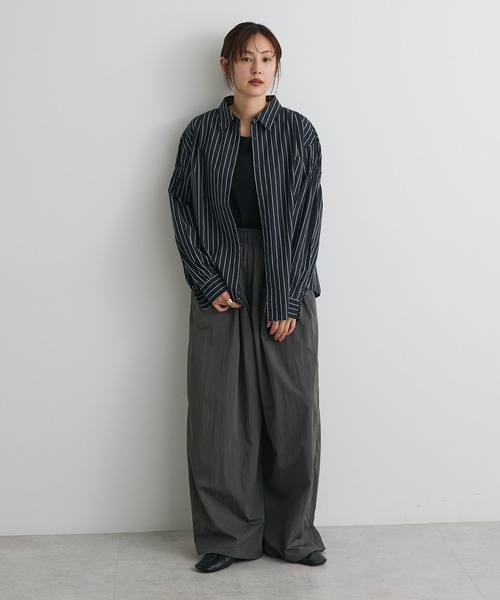 CRAFT STANDARD BOUTIQUE（クラフトスタンダードブティック）の「バックデザインレギュラーカラーシャツ◇（シャツ/ブラウス・レディース・オフホワイト/チャコールグレー/ベージュ系その他2/グレー系その他2/ブラウン系その他4/ネイビー系2・FREE）」の18枚目の写真