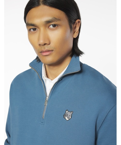 FOX HEAD COMFORT HALF ZIP SWEATSHIRT（スウェット）｜Maison Kitsune