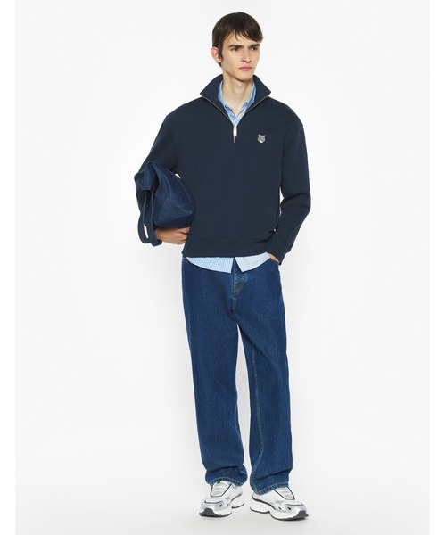 FOX HEAD COMFORT HALF ZIP SWEATSHIRT（スウェット）｜Maison Kitsune
