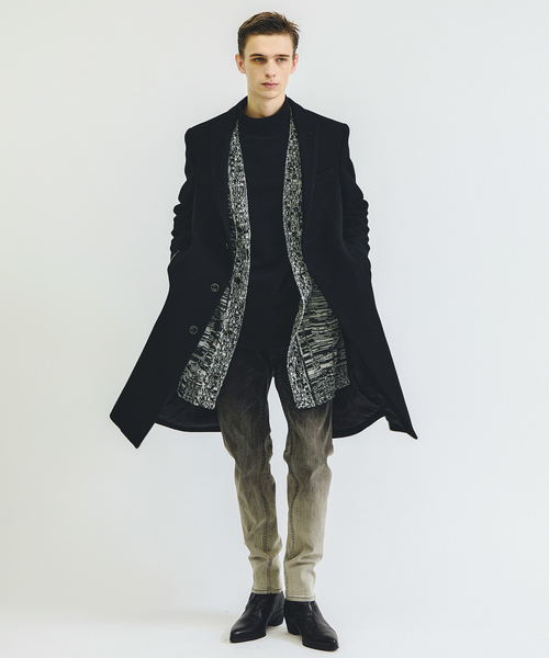 5351 POUR LES HOMMES(ゴーサンゴーイチプールオム)の「ハイヒール サイドゴアブーツ(ブーツ・メンズ・ブラック・45/44/43/42/41/40)」の2枚目の写真