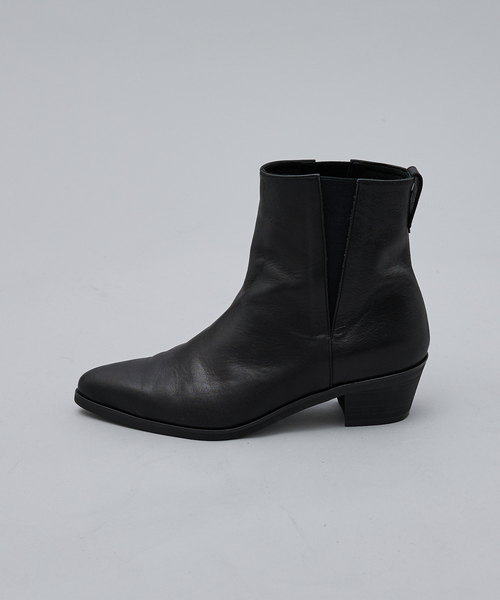 5351 POUR LES HOMMES(ゴーサンゴーイチプールオム)の「ハイヒール サイドゴアブーツ(ブーツ・メンズ・ブラック・45/44/43/42/41/40)」の4枚目の写真