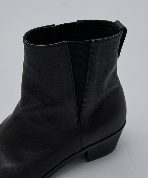 5351 POUR LES HOMMES(ゴーサンゴーイチプールオム)の「ハイヒール サイドゴアブーツ(ブーツ・メンズ・ブラック・45/44/43/42/41/40)」の9枚目の写真