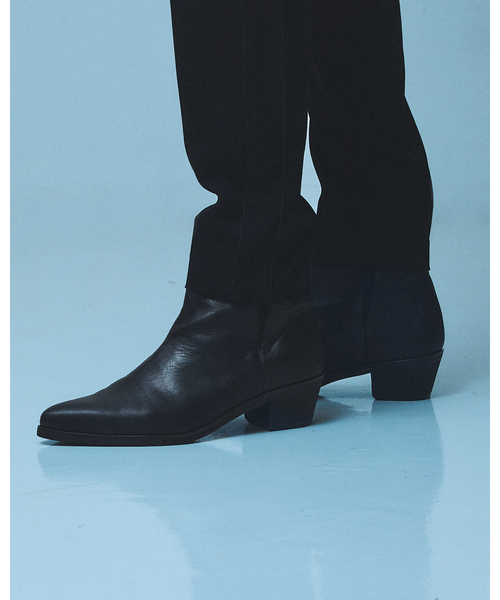 5351 POUR LES HOMMES(ゴーサンゴーイチプールオム)の「ハイヒール サイドゴアブーツ(ブーツ・メンズ・ブラック・45/44/43/42/41/40)」の13枚目の写真