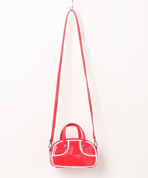 PUMA（プーマ）の「PUMA/プーマ ショルダーバック 1976 マイクロ グリップバッグ 1L 091824（ショルダーバッグ・レディース・ライトイエロー/ブラック/レッド/ピンク/サックスブルー・ONE）」の6枚目の写真