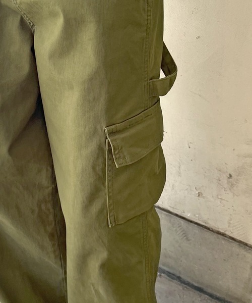 ABYS（アビス）の「ワイドカーゴパンツ（カーゴパンツ・レディース・ネイビー/カーキ・MEDIUM/LARGE）」の5枚目の写真