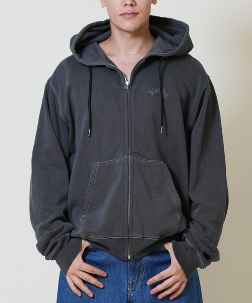 Hurley （ハーレー）の「Hurley ハーレー ジップアップ パーカー メンズ MCFF252051（パーカー・メンズ・ブラック/グレイッシュベージュ・L/M）」の2枚目の写真