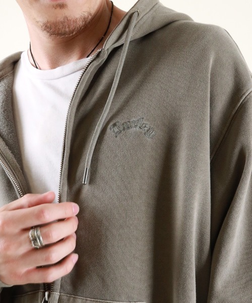 Hurley （ハーレー）の「Hurley ハーレー ジップアップ パーカー メンズ MCFF252051（パーカー・メンズ・ブラック/グレイッシュベージュ・L/M）」の14枚目の写真