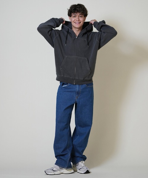 Hurley （ハーレー）の「Hurley ハーレー ジップアップ パーカー メンズ MCFF252051（パーカー・メンズ・ブラック/グレイッシュベージュ・L/M）」の5枚目の写真