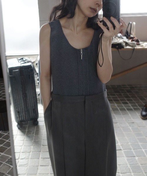 ameri vintageブラックストラップ付きオールインワン ameri vintageブラックストラップ付きオールインワン Ameri
