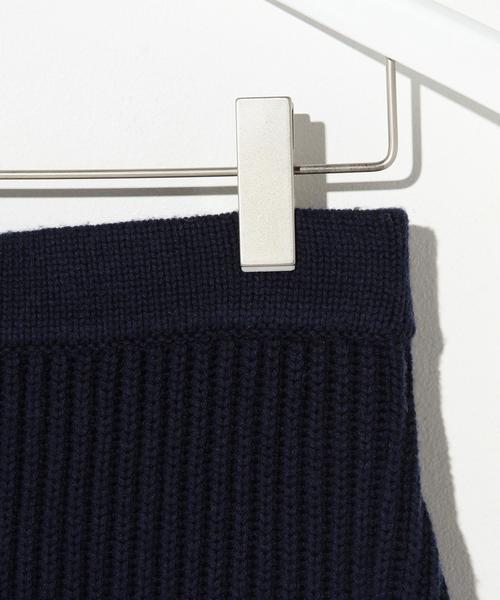 green label relaxing（グリーンレーベルリラクシング）の「ELAN W/CA アゼSLIT TT スカート◆（スカート・レディース・オフホワイト/グレー/ネイビー・FREE）」の6枚目の写真