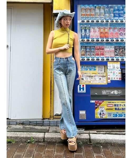 EVRIS（エヴリス）の「デニムフリンジハット（ハット・レディース・ブルー・FREE）」の16枚目の写真