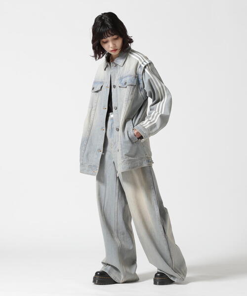 adidas originals デニムジャケット カジュアル セール】adidas/アディダス ADILENIUM SEASON デニム ジャケット