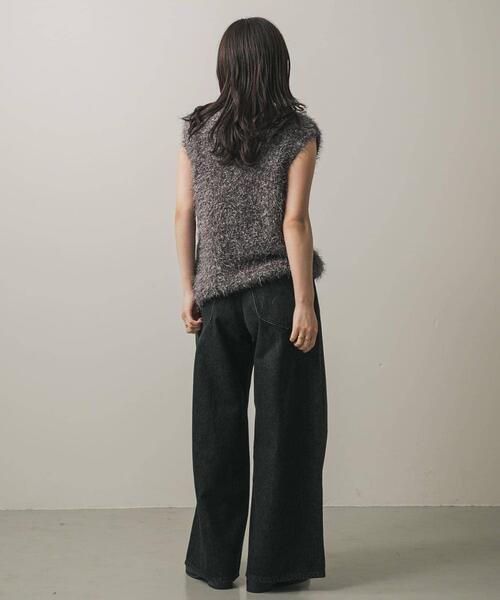 SENSE OF PLACE by URBAN RESEARCH(センスオブプレイスバイアーバンリサーチ)の「『別注』Lee101×SENSE OF PLACE WIDEPANTS(デニムパンツ・レディース・ブラック/ブラウン・MEDIUM/SMALL)」の12枚目の写真