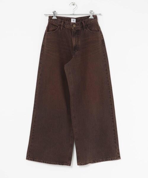 SENSE OF PLACE by URBAN RESEARCH(センスオブプレイスバイアーバンリサーチ)の「『別注』Lee101×SENSE OF PLACE WIDEPANTS(デニムパンツ・レディース・ブラック/ブラウン・MEDIUM/SMALL)」の3枚目の写真