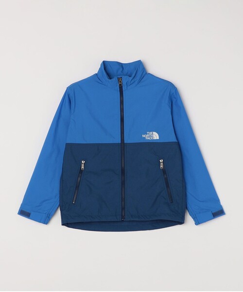 THE NORTH FACE（ザノースフェイス）の「THE NORTH FACE: COMPACT JACKET ウインドブレーカー<KIDS>（マウンテンパーカー・キッズ・オレンジ/ブルー/ブラック・130/140/150/16）」の4枚目の写真