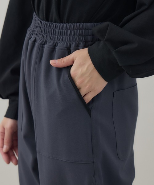 Paradise Picnic(パラダイスピクニック)の「33℃ サイドパイピング カーブパンツ(その他パンツ・レディース・ブラック/カーキ/チャコールグレー・FREE)」の8枚目の写真