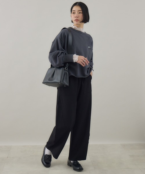 Paradise Picnic(パラダイスピクニック)の「33℃ サイドパイピング カーブパンツ(その他パンツ・レディース・ブラック/カーキ/チャコールグレー・FREE)」の18枚目の写真