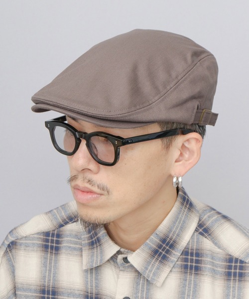 A.M.S.(エーエムエス)の「コットンヘリンボーン ハンチング(ハンチング/ベレー帽・メンズ・ベージュ/ブラック/グレー/ネイビー・FREE)」の10枚目の写真