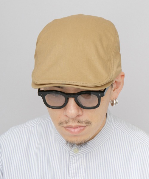 A.M.S.(エーエムエス)の「コットンヘリンボーン ハンチング(ハンチング/ベレー帽・メンズ・ベージュ/ブラック/グレー/ネイビー・FREE)」の11枚目の写真