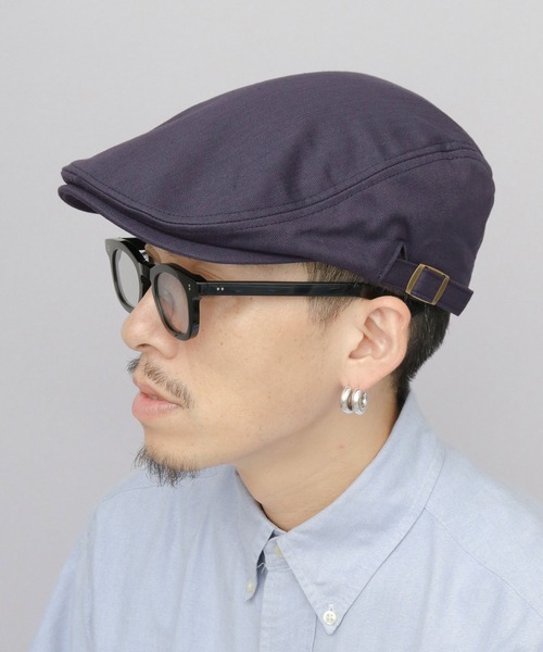 A.M.S.(エーエムエス)の「コットンヘリンボーン ハンチング(ハンチング/ベレー帽・メンズ・ベージュ/ブラック/グレー/ネイビー・FREE)」の12枚目の写真