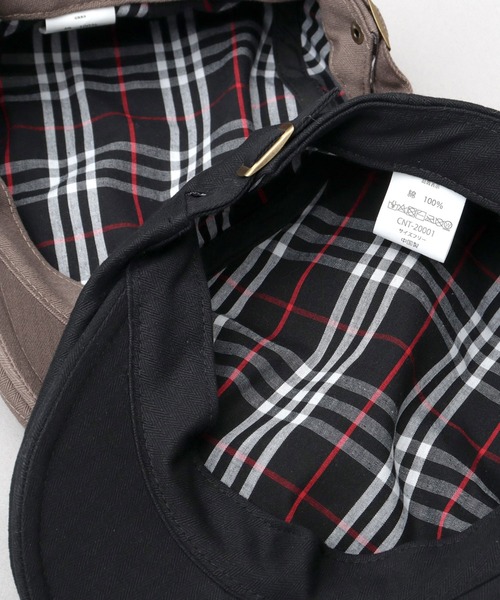 A.M.S.(エーエムエス)の「コットンヘリンボーン ハンチング(ハンチング/ベレー帽・メンズ・ベージュ/ブラック/グレー/ネイビー・FREE)」の15枚目の写真