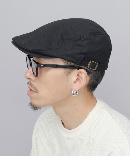 A.M.S.(エーエムエス)の「コットンヘリンボーン ハンチング(ハンチング/ベレー帽・メンズ・ベージュ/ブラック/グレー/ネイビー・FREE)」の19枚目の写真