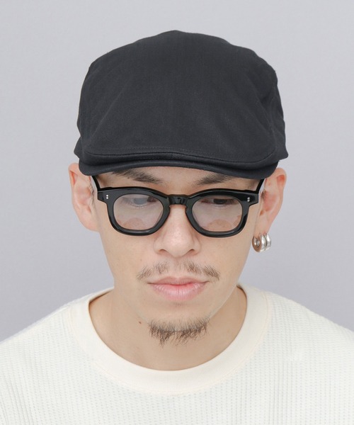 A.M.S.(エーエムエス)の「コットンヘリンボーン ハンチング(ハンチング/ベレー帽・メンズ・ベージュ/ブラック/グレー/ネイビー・FREE)」の20枚目の写真