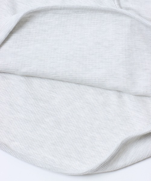 SITRY(シトリー)の「Drawstring Thermal/ドローコード オーバーサイズ サーマル ワッフル ロンT 長袖Tシャツ(Tシャツ/カットソー・メンズ・ネイビー/チャコール/グリーン/オートミール・L/LL/M)」の14枚目の写真