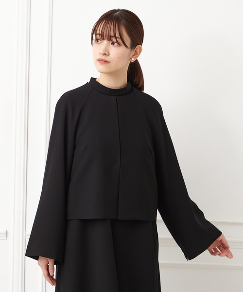 AIMER(エメ)の「【喪服・礼服】ウォッシャブル ファスナー付きラグランスリーブジャケット(ノーカラージャケット・レディース・ブラック・SMALL/MEDIUM/LARGE/X-LARGE)」の11枚目の写真
