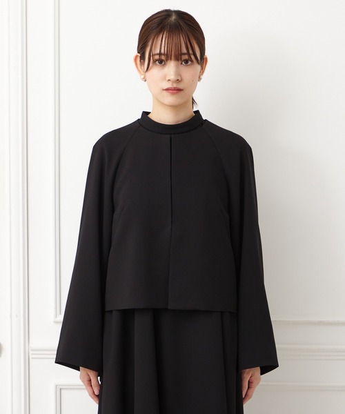 AIMER(エメ)の「【喪服・礼服】ウォッシャブル ファスナー付きラグランスリーブジャケット(ノーカラージャケット・レディース・ブラック・SMALL/MEDIUM/LARGE/X-LARGE)」の12枚目の写真