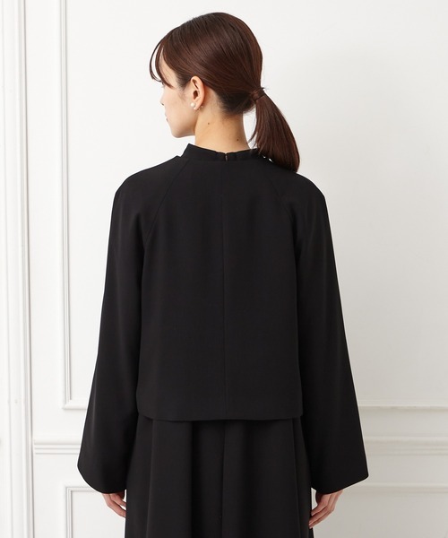 AIMER(エメ)の「【喪服・礼服】ウォッシャブル ファスナー付きラグランスリーブジャケット(ノーカラージャケット・レディース・ブラック・SMALL/MEDIUM/LARGE/X-LARGE)」の14枚目の写真