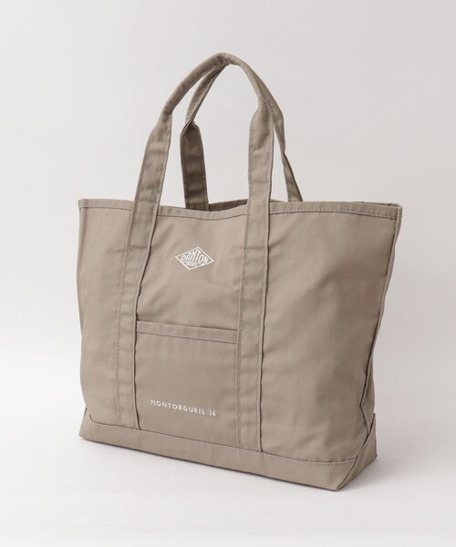 DANTON（ダントン）の「【DANTON/ダントン】MONTORGUEIL（モントルグイユ）キャンバストートバッグ 25AW（トートバッグ・メンズ・チャコールグレー/ブラック/オレンジ/ベージュ・FREE）」の3枚目の写真