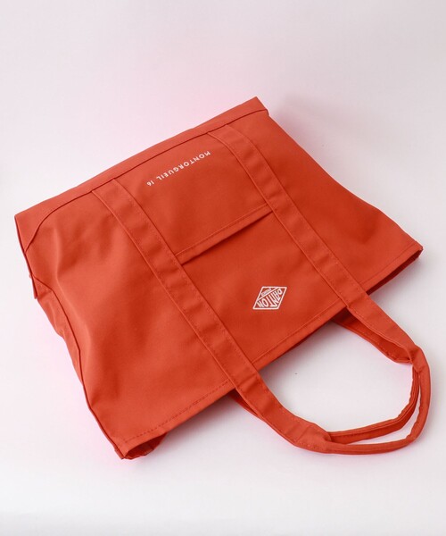 DANTON（ダントン）の「【DANTON/ダントン】MONTORGUEIL（モントルグイユ）キャンバストートバッグ 25AW（トートバッグ・メンズ・チャコールグレー/ブラック/オレンジ/ベージュ・FREE）」の19枚目の写真