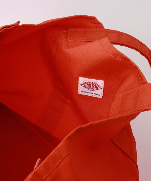 DANTON（ダントン）の「【DANTON/ダントン】MONTORGUEIL（モントルグイユ）キャンバストートバッグ 25AW（トートバッグ・メンズ・チャコールグレー/ブラック/オレンジ/ベージュ・FREE）」の20枚目の写真