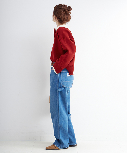 手洗い可 / 襟付きニットプルオーバー（ニット/セーター）｜B.C STOCK