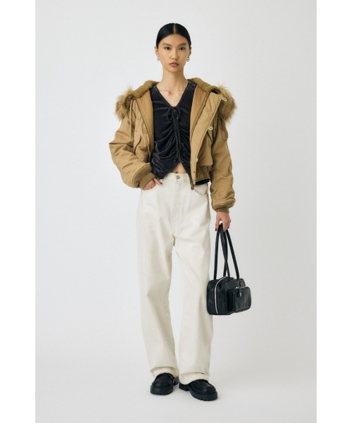 MOUSSY マウジー y2k N-2B ミニタリーショート丈 ジャケット 25年AW新作】SHORT N2B（その他アウター）｜MOUSSY（マウジー