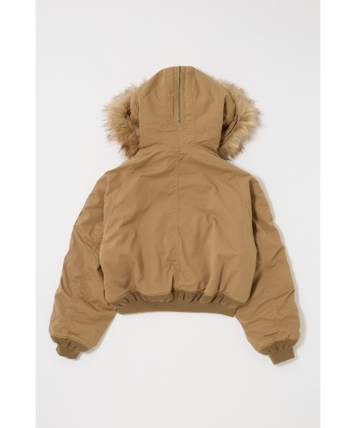 最終値下げ　着画あり　moussy n2b ミリタリー　短丈　ファー 25年AW新作】SHORT N2B（その他アウター）｜MOUSSY（マウジー