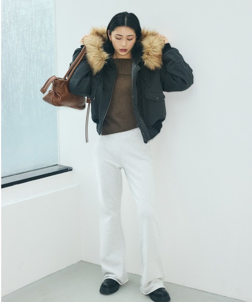 MOUSSY マウジー y2k N-2B ミニタリーショート丈 ジャケット 25年AW新作】SHORT N2B（その他アウター）｜MOUSSY（マウジー