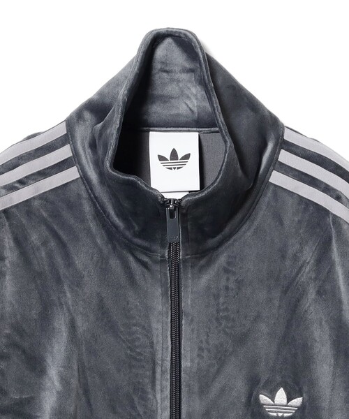 【新品】新作adidas FB TT ベロア ジャージ XL グレー アディダス FB TT VELOUR / ファイヤーバード トラックトップ ベロア
