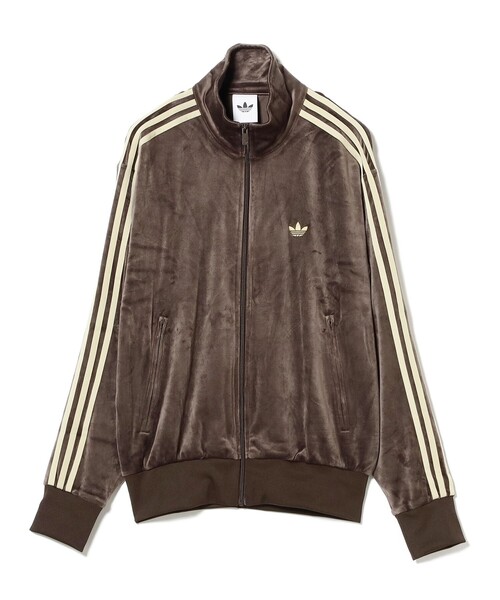 adidas（アディダス）の「adidas / FB TT ベロア トラックトップ（ジャージ・メンズ・ダークブラウン/グレー系その他・X-LARGE/MEDIUM/SMALL/LARGE）」の3枚目の写真