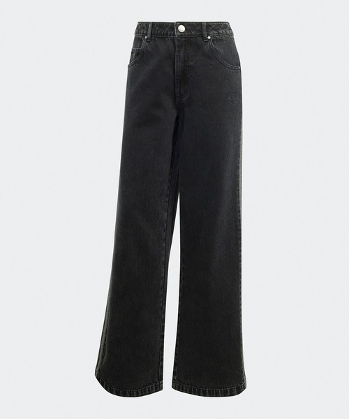 adidas(アディダス)の「adidas/アディダス DENIM 3S PANT ブランドロゴ スリーストライプ デニムパンツ(デニムパンツ・レディース・ブラック/ブルー・M/L/S/XL/L/XL)」の20枚目の写真