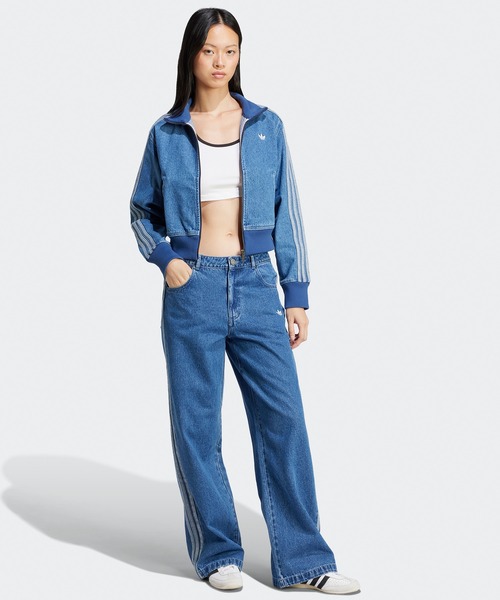 adidas/アディダス DENIM 3S PANT ブランドロゴ スリーストライプ
