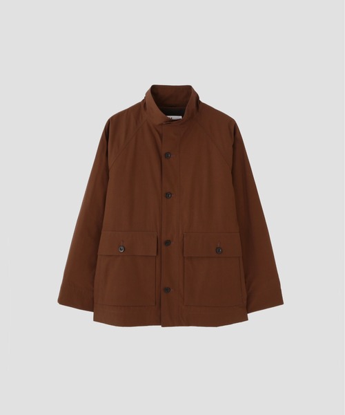 MHL.（エムエイチエル）の「WASHED COTTON PLAINWEAVE（ブルゾン・メンズ・ブラック/ボルドー・MEDIUM/LARGE）」の8枚目の写真