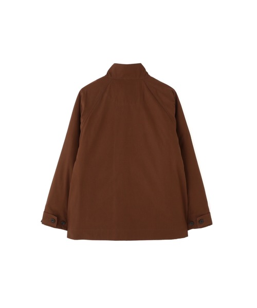 MHL.（エムエイチエル）の「WASHED COTTON PLAINWEAVE（ブルゾン・メンズ・ブラック/ボルドー・MEDIUM/LARGE）」の9枚目の写真