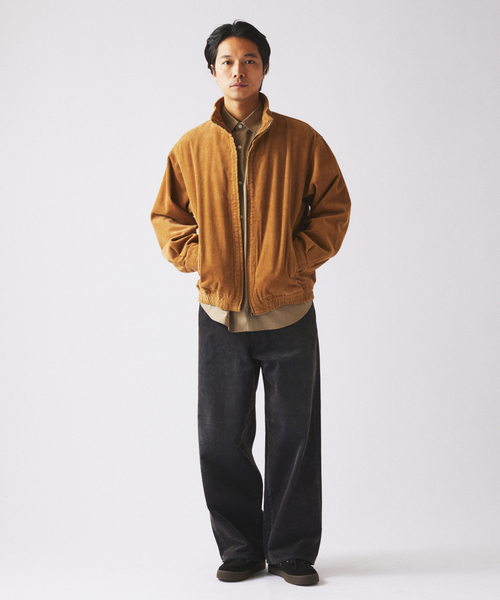 JOURNAL STANDARD relume（ジャーナルスタンダード　レリューム）の「フロッキー プリント ワイド デニム 5ポケット（デニムパンツ・メンズ・ネイビー/キャメル・LARGE/MEDIUM）」の7枚目の写真