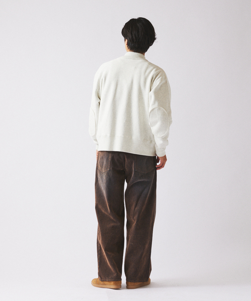 JOURNAL STANDARD relume（ジャーナルスタンダード　レリューム）の「フロッキー プリント ワイド デニム 5ポケット（デニムパンツ・メンズ・ネイビー/キャメル・LARGE/MEDIUM）」の12枚目の写真