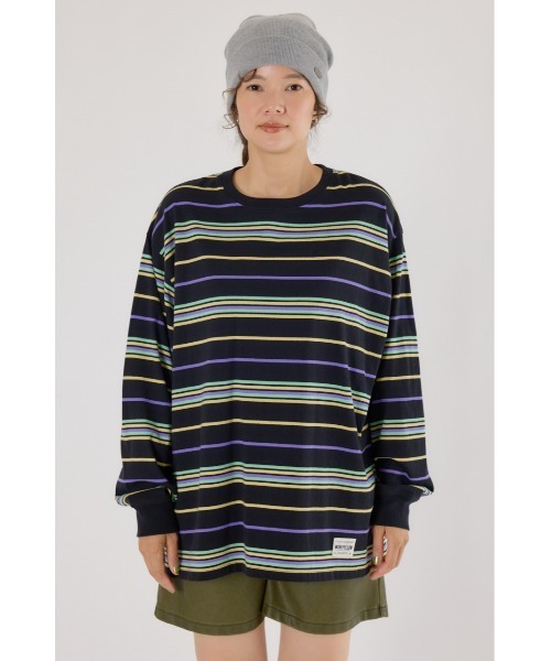 RODEO CROWNS WIDE BOWL（ロデオクラウンズワイドボウル）の「マルチボーダートップス（Tシャツ/カットソー・レディース・ホワイト系その他/ブラック系その他/オレンジ系その他・FREE）」の21枚目の写真